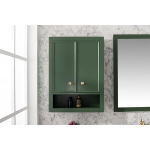 Green Bathroom Cabinets & Shelving You'll Love in 2021 | Wayfair